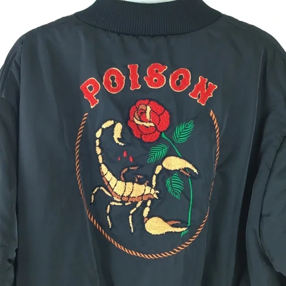 Dolls Kill  Poster girl scorpion jacket size 3X Poison - Picture 2 of 10